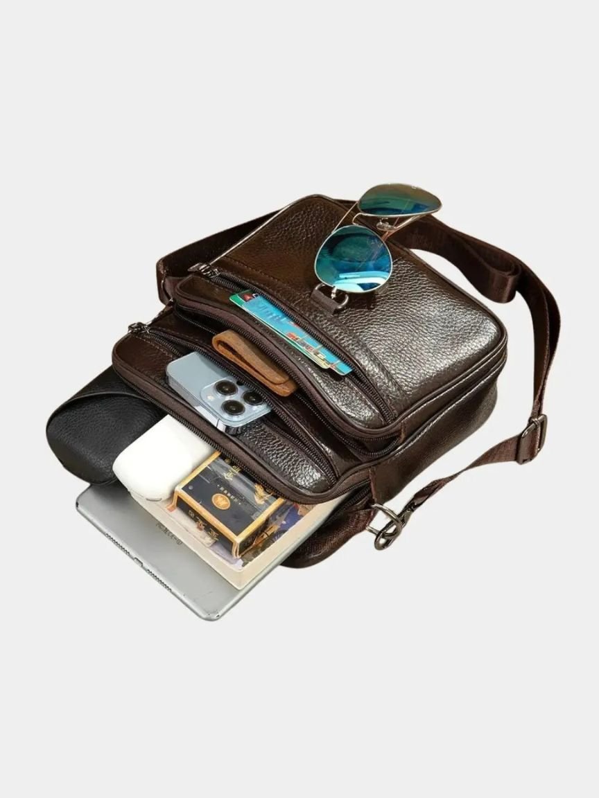 Leather Men's Shoulder Bag