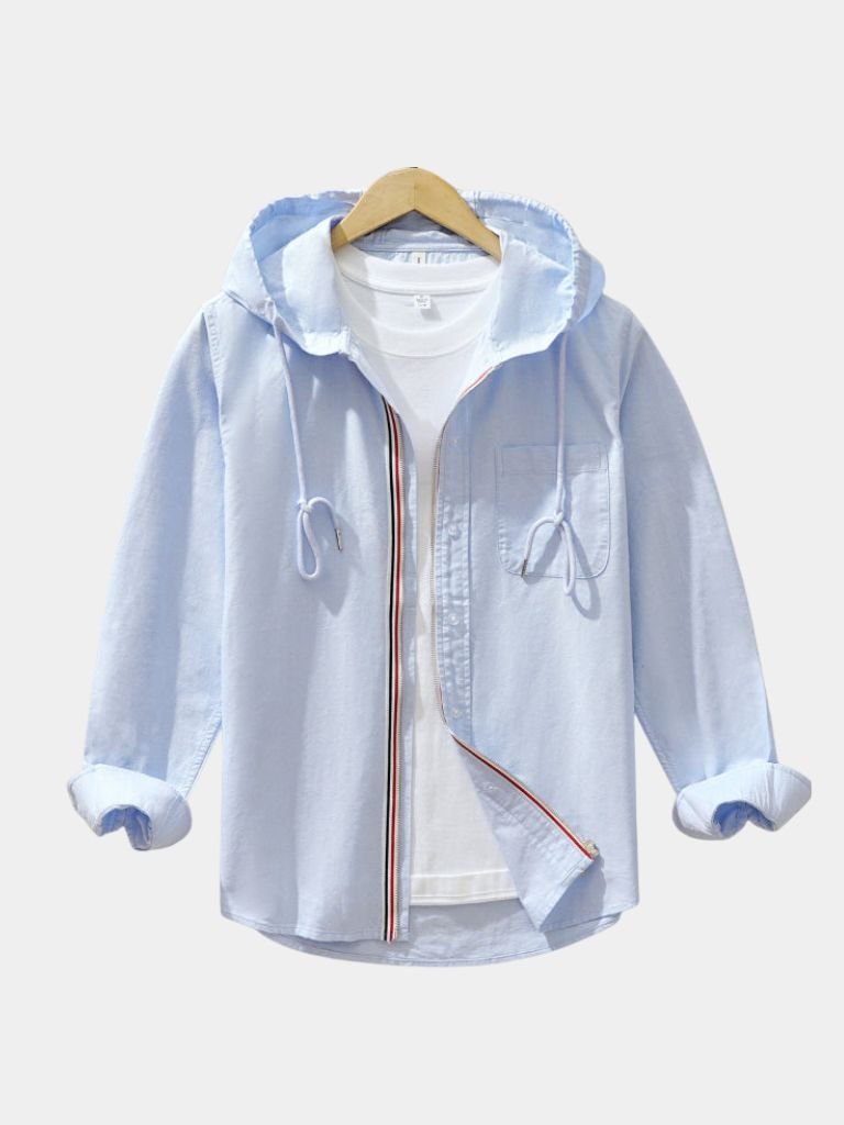 Light Linen Hooded Shirt Covenant