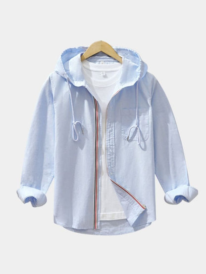 Light Linen Hooded Shirt Covenant