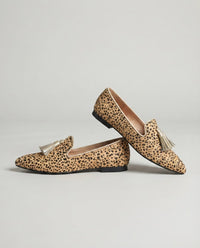 Cheetah Print / Light Gold Tassels