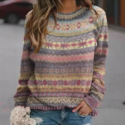 MONIQUE | RETRO WINTER SWEATER