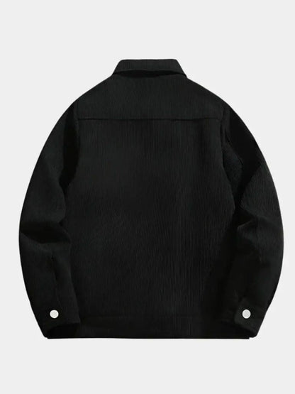 Minimalist Corduroy Sherpa Jacket