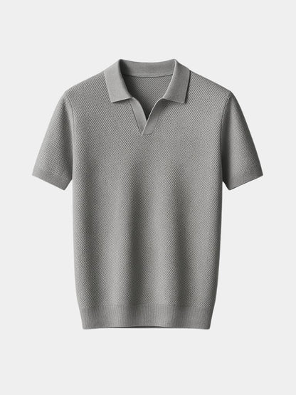 Old Money Cotton Polo Shirt