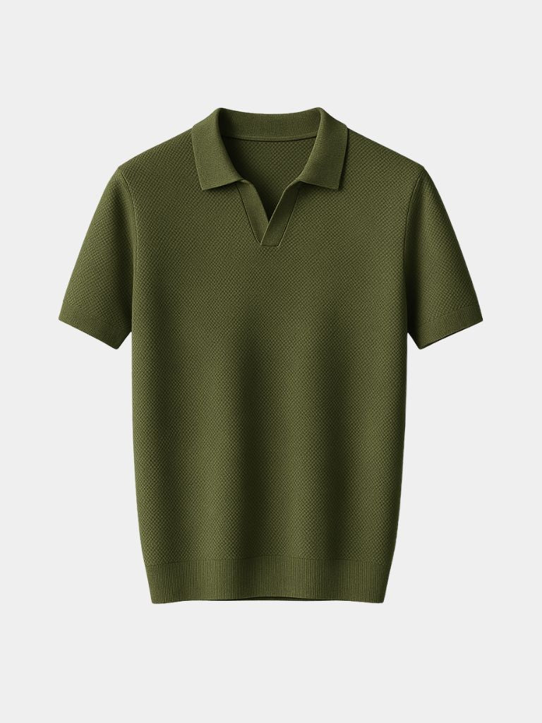 Old Money Cotton Polo Shirt