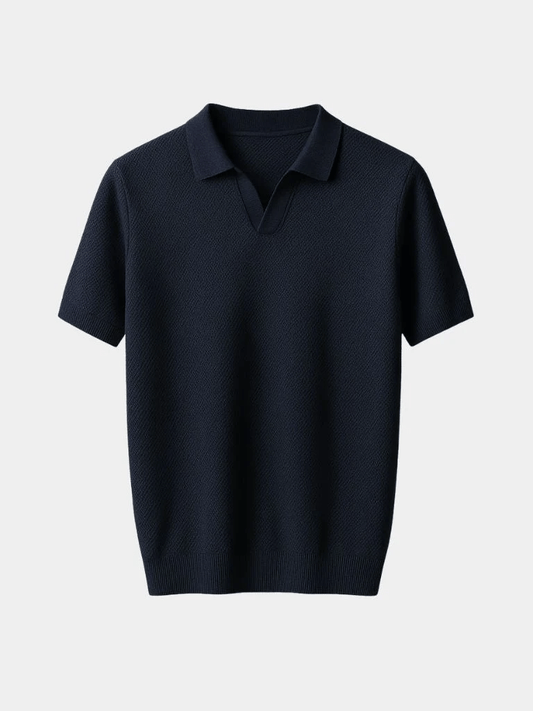 Old Money Cotton Polo Shirt