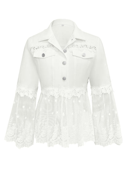 Sunnelace™ | Lace-Panel Jacket