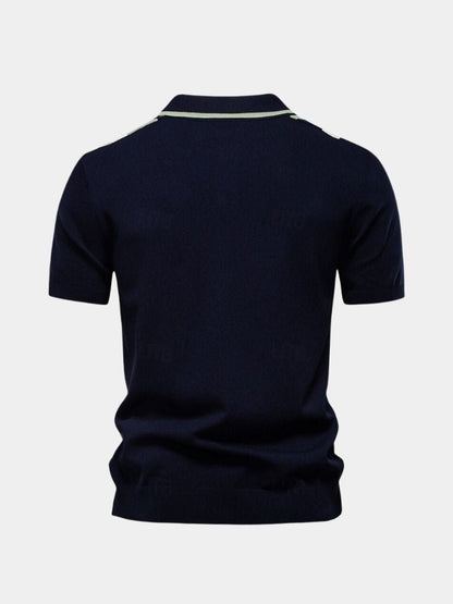 Retro Stripe Polo