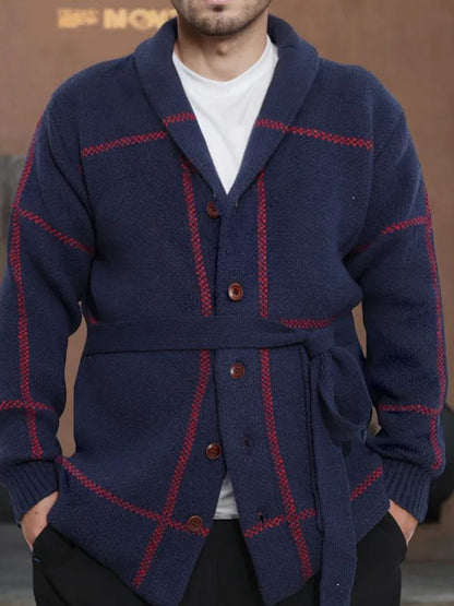 Sweater Coat with Belt Rome