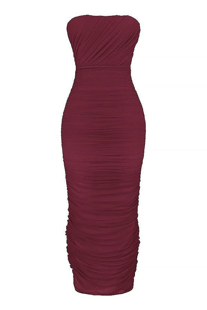 AMARIS - Mesh Maxi Dress