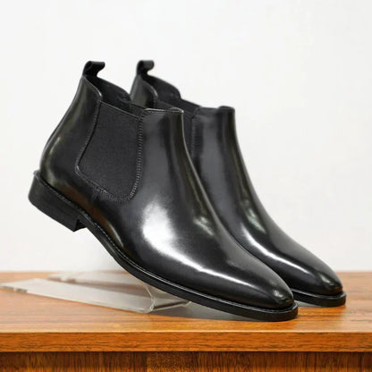 Refined Smooth Leather Boots