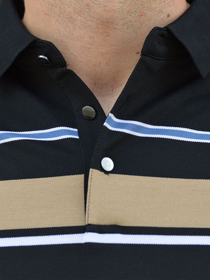 Sunset Stripe Polo