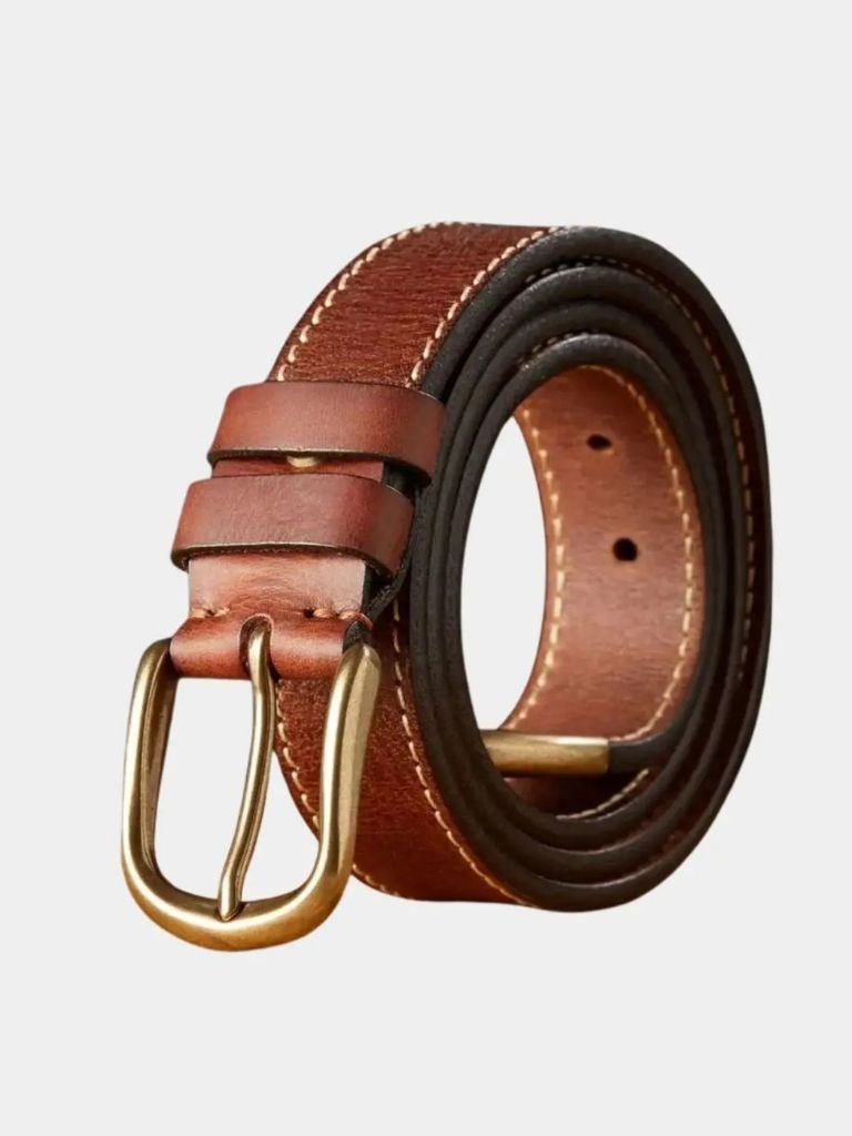 Vintage Thick Leather Belt