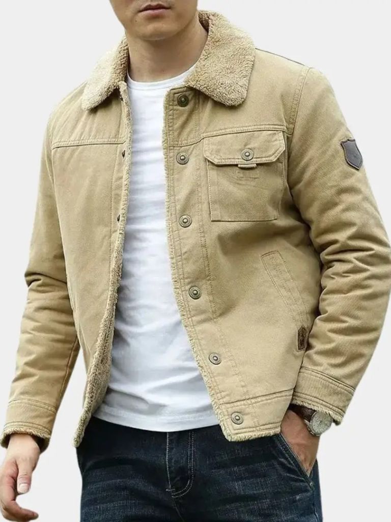 Vintage Military Aviator Jacket