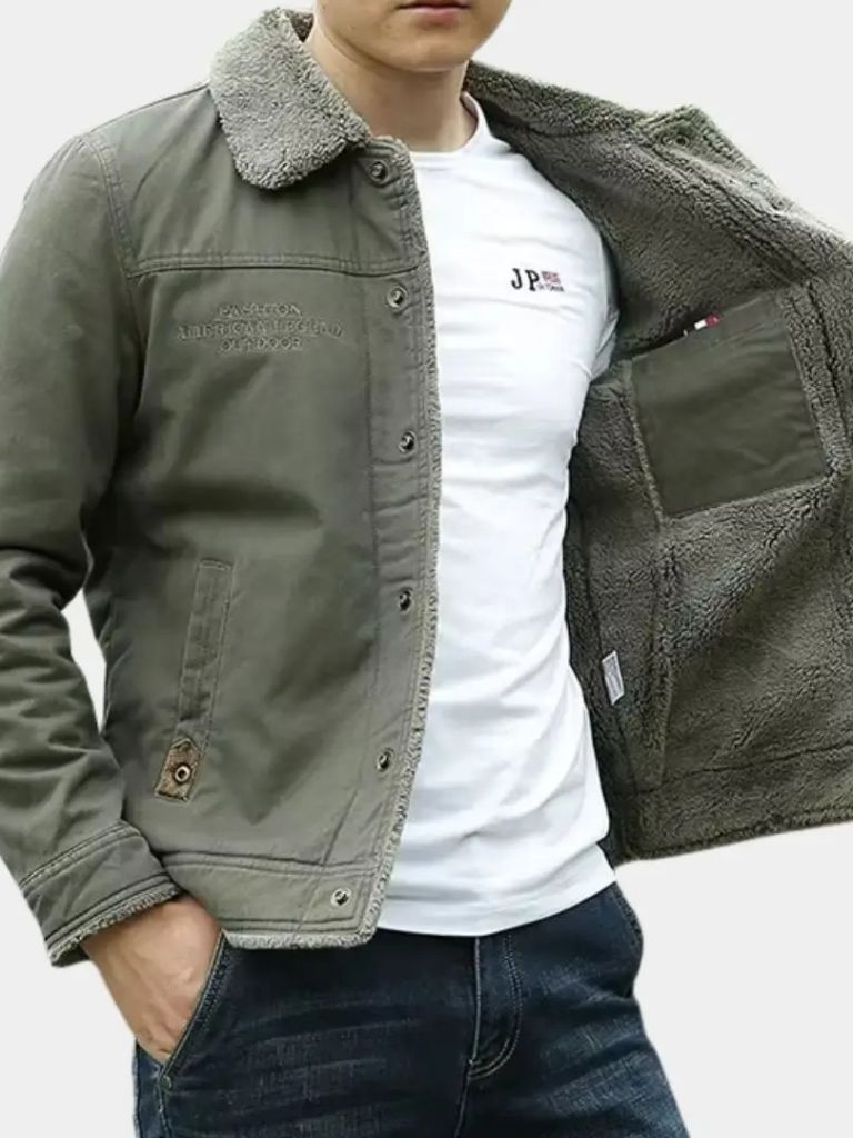 Vintage Military Aviator Jacket