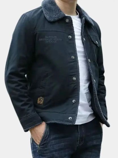 Vintage Military Aviator Jacket