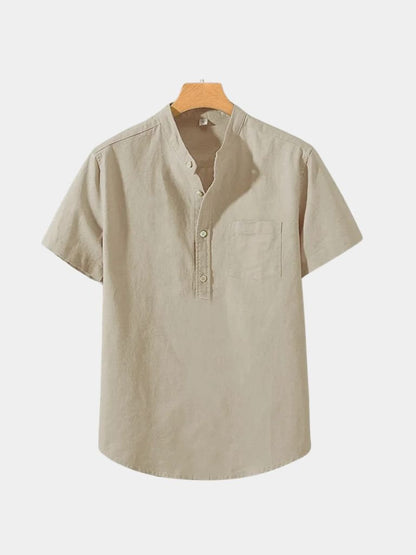 Wellspring White Linen T-Shirt