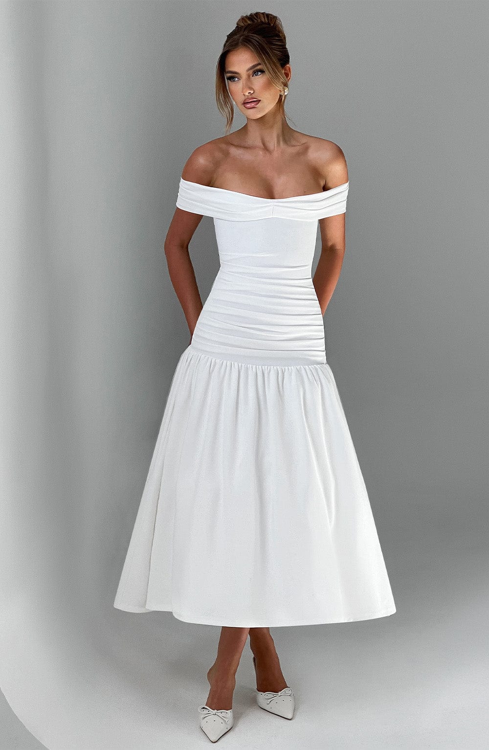 Wilhelmina Midaxi Dress - Iwoire