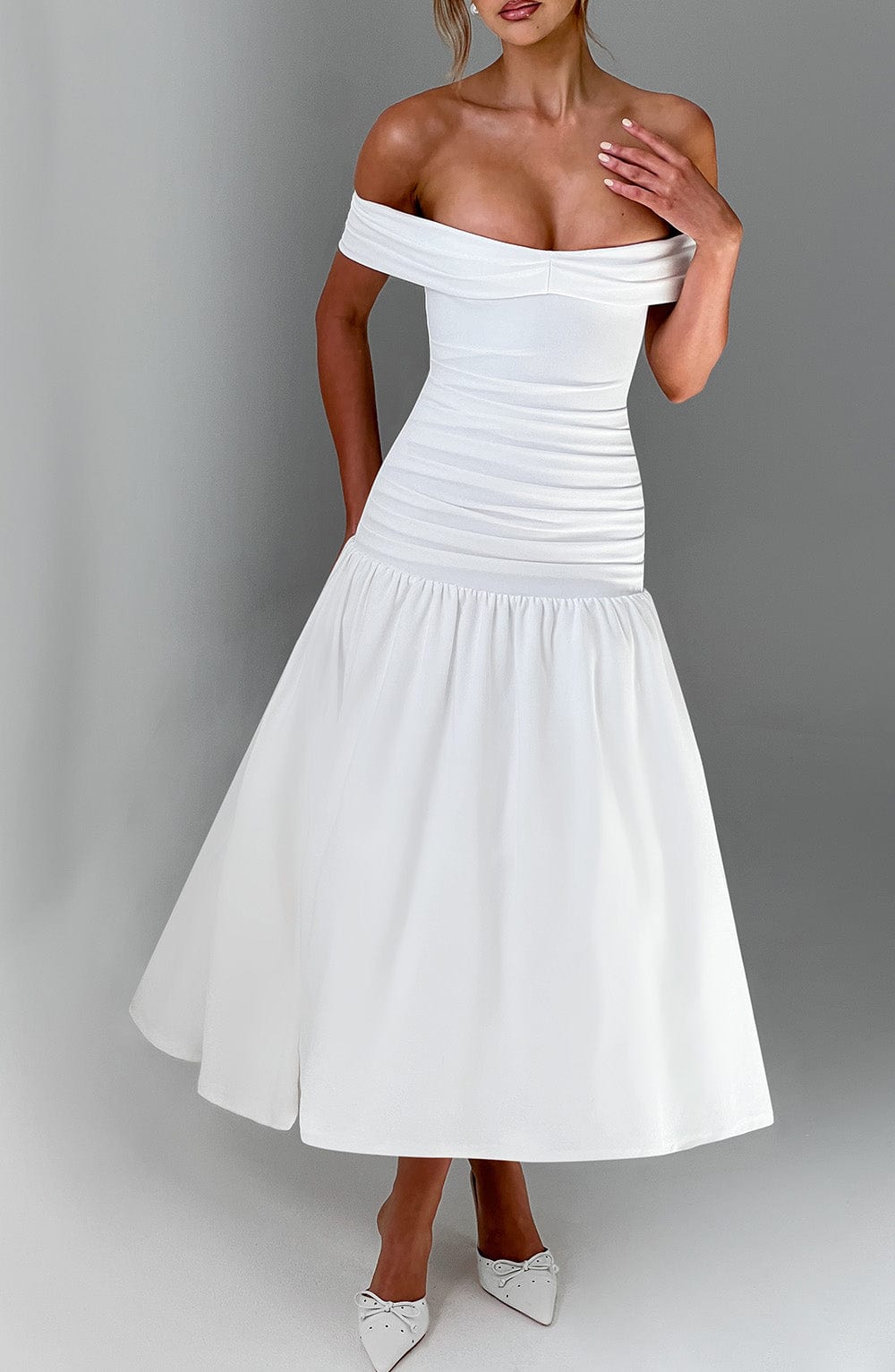 Wilhelmina Midaxi Dress - Iwoire