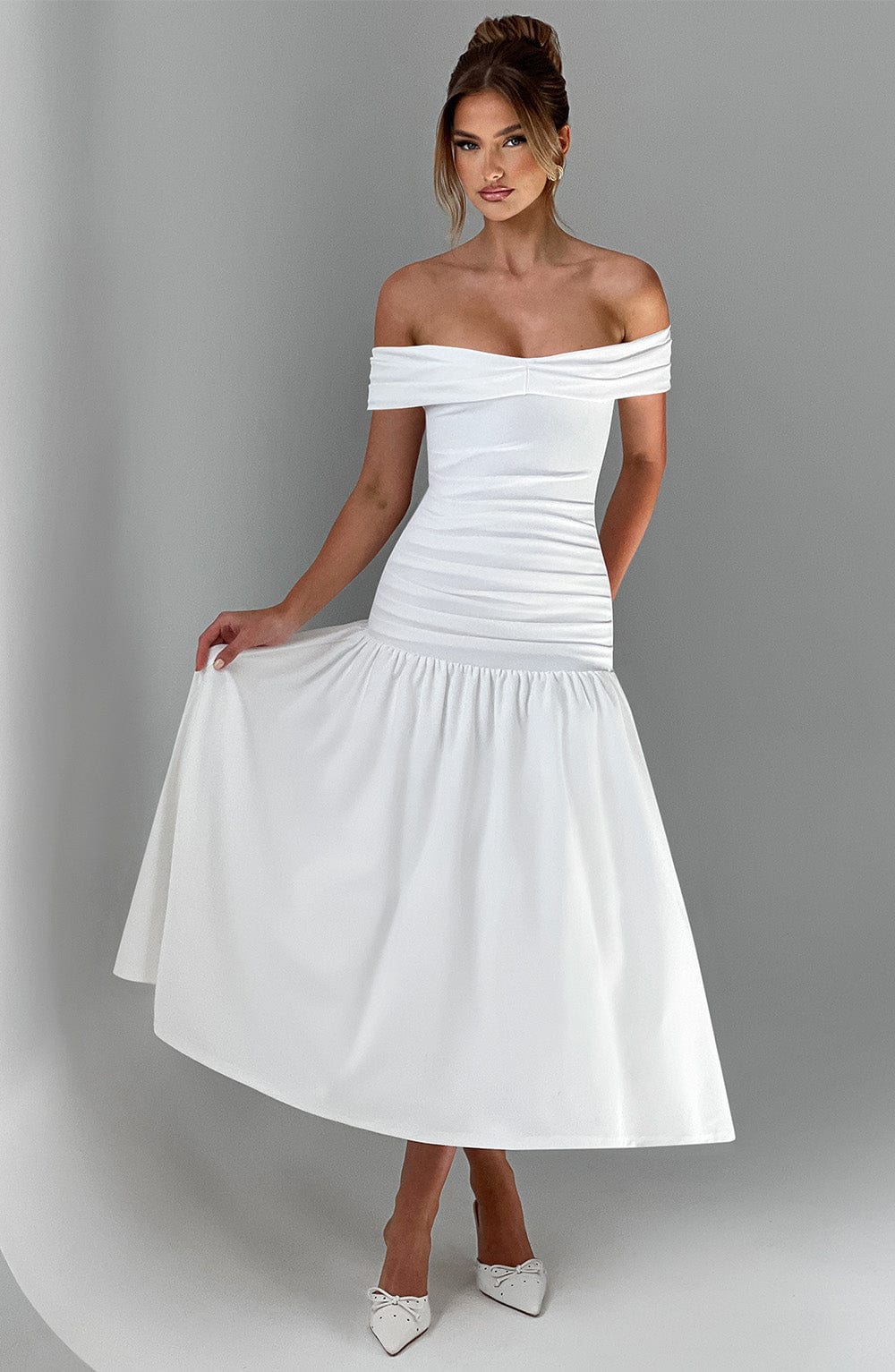 Wilhelmina Midaxi Dress - Iwoire